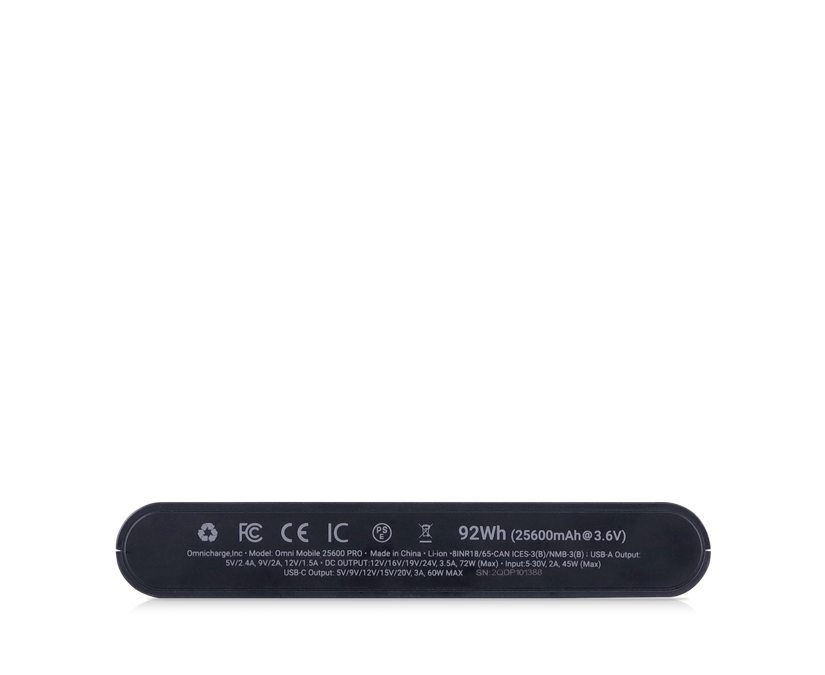 Tobii Dynavox I-Series Power Bank back view