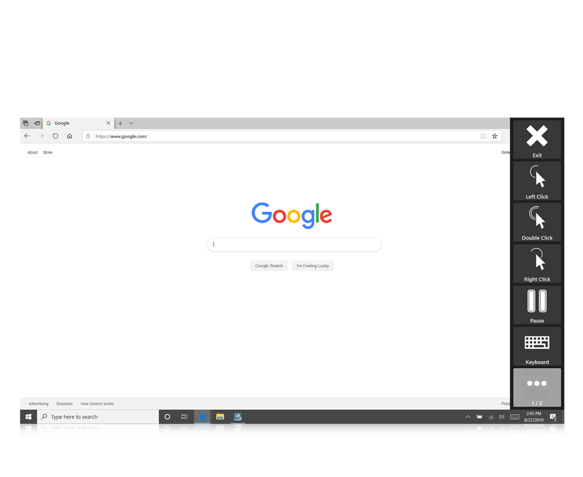 Tobii Dynavox Communicator 5 featuring web search