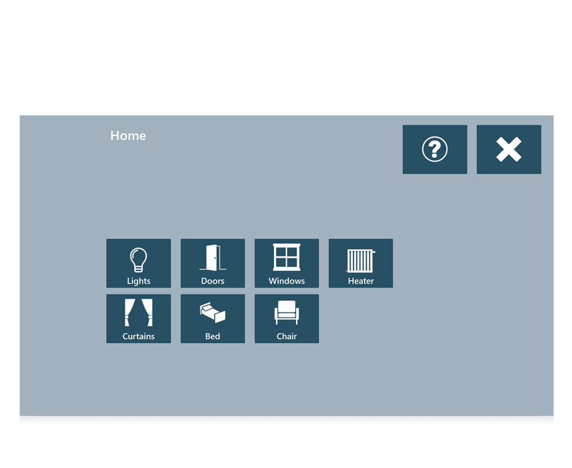 Tobii Dynavox Communicator 5 featuring environmental controls