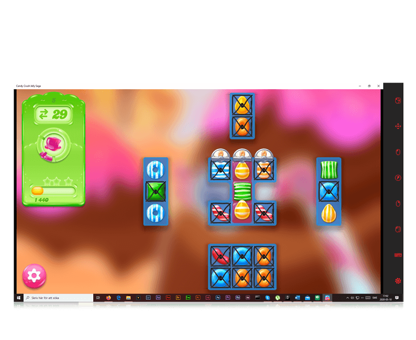 Candy Crush Accessible Game Tobii Dynavox Global