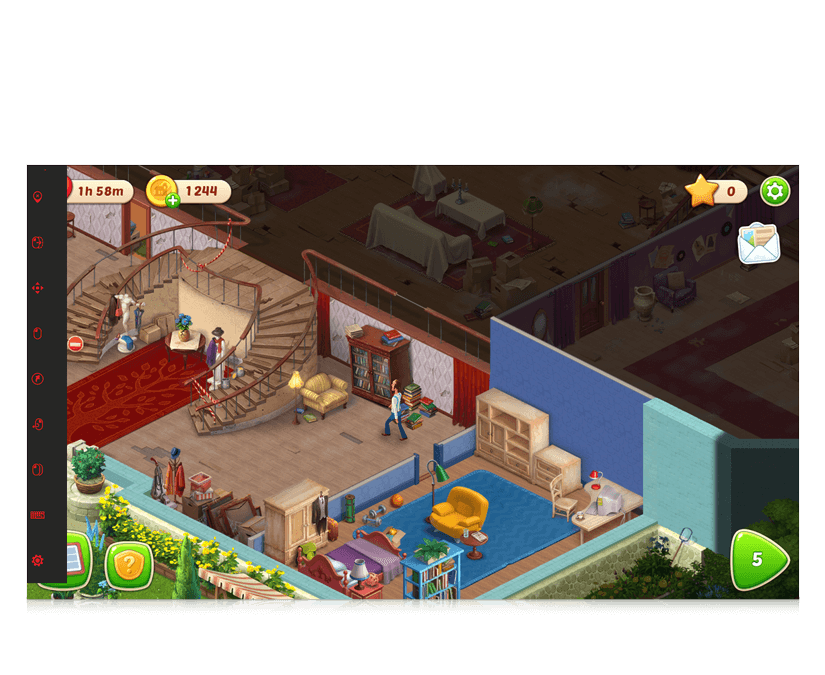 Homescapes Accessible Game Tobii Dynavox Global