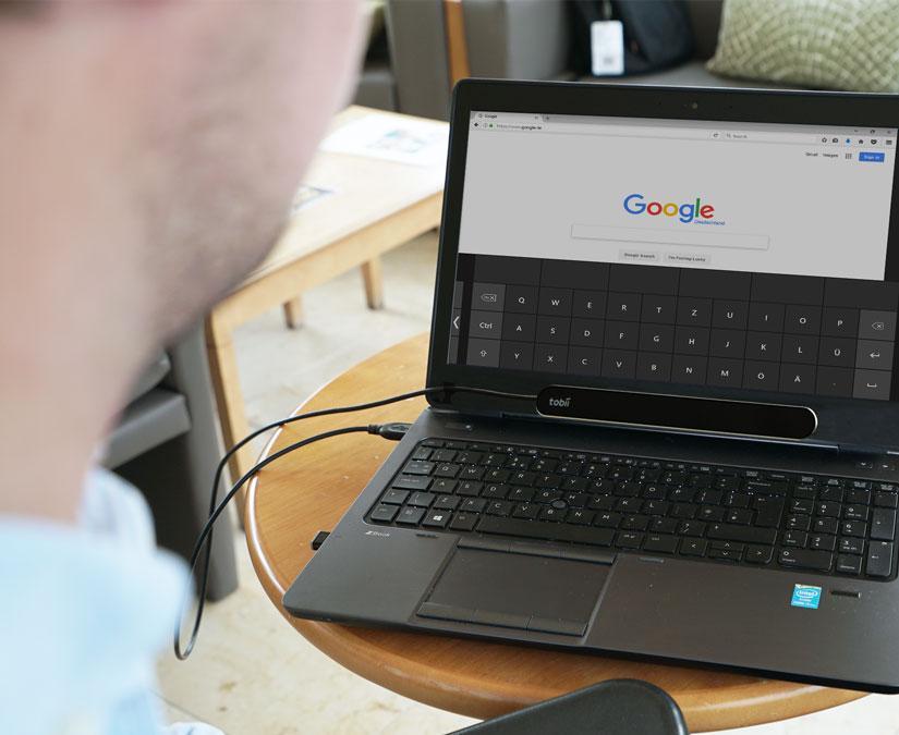 PCEye Mini Lightweight eye tracker that enables hands-free control of ...